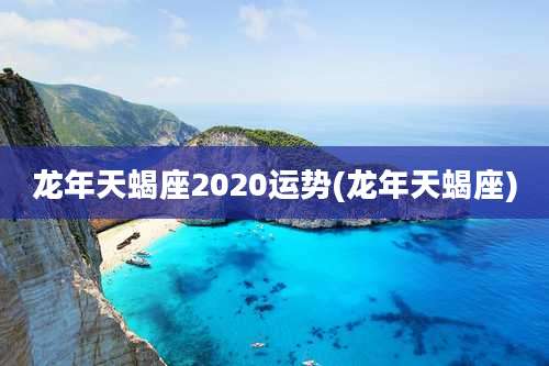 龙年天蝎座2020运势(龙年天蝎座)
