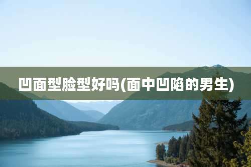 凹面型脸型好吗(面中凹陷的男生)