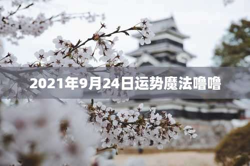2021年9月24日运势魔法噜噜