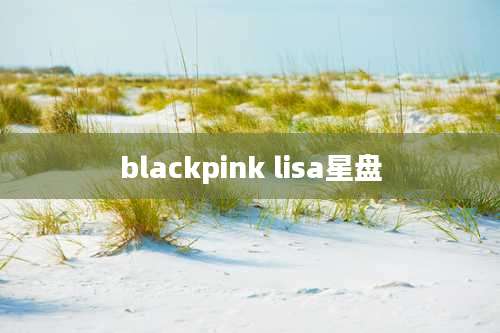 blackpink lisa星盘