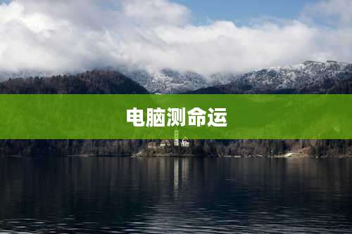 电脑测命运