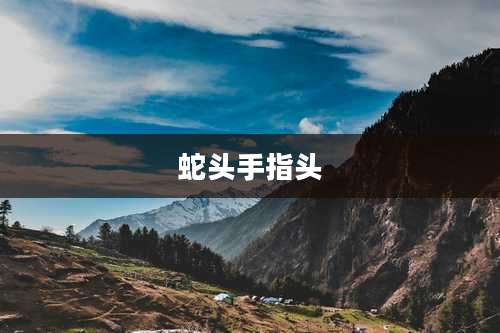 蛇头手指头