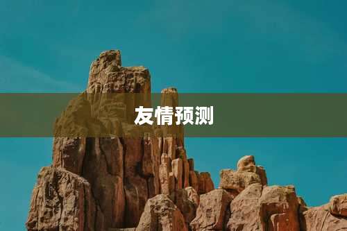 友情预测