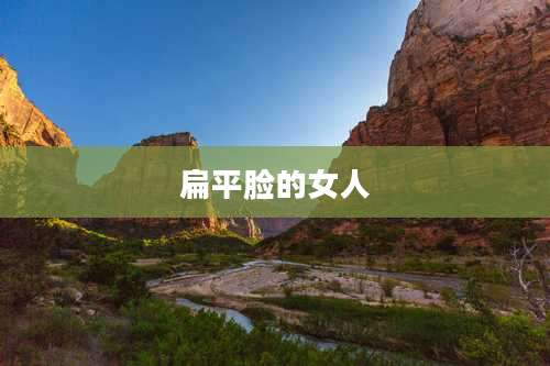 扁平脸的女人