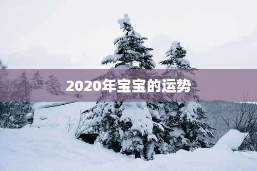 2020年宝宝的运势