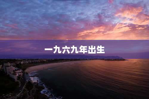 一九六九年出生