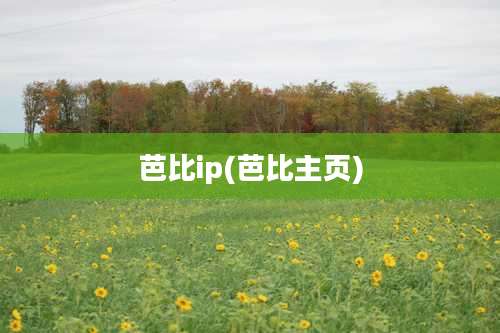 芭比ip(芭比主页)