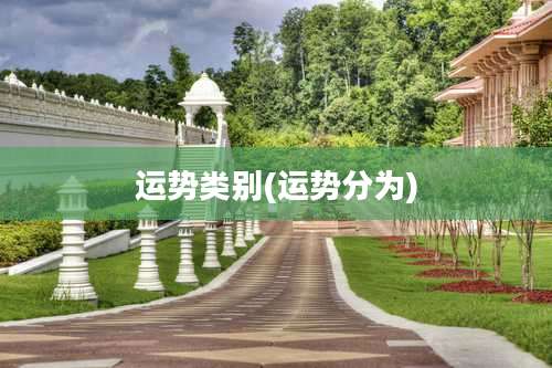 运势类别(运势分为)