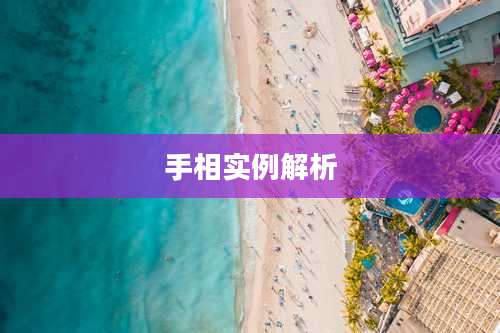 手相实例解析