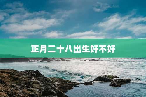 正月二十八出生好不好