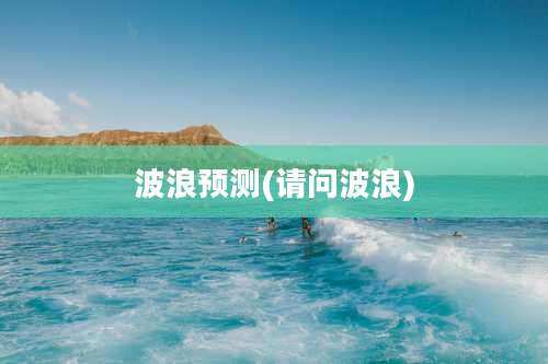 波浪预测(请问波浪)