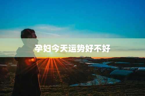 孕妇今天运势好不好
