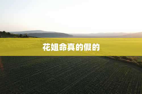 花姐命真的假的