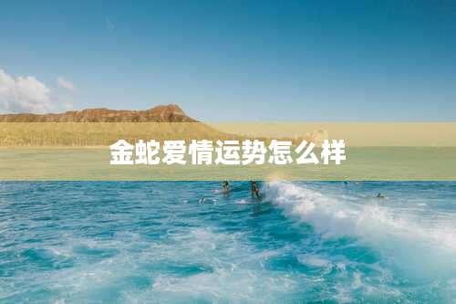 金蛇爱情运势怎么样