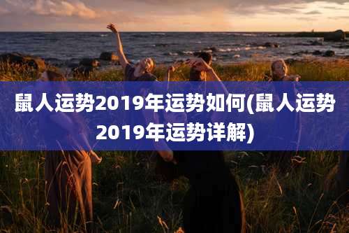 鼠人运势2019年运势如何(鼠人运势2019年运势详解)