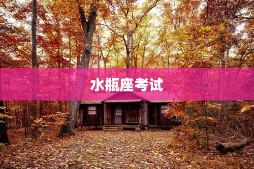 水瓶座考试