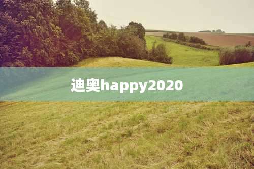 迪奥happy2020