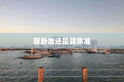 算卦准还是算命准