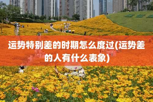 运势特别差的时期怎么度过(运势差的人有什么表象)