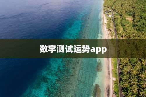 数字测试运势app