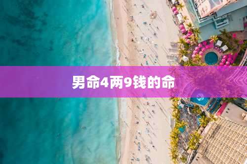 男命4两9钱的命