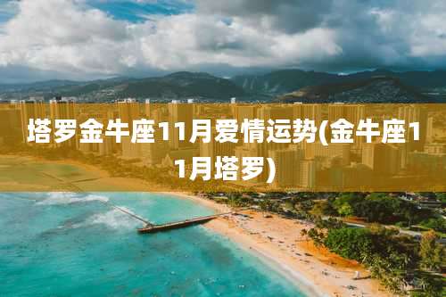 塔罗金牛座11月爱情运势(金牛座11月塔罗)