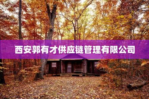 西安郭有才供应链管理有限公司