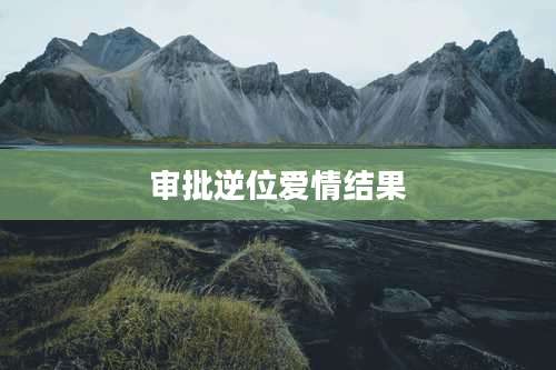 审批逆位爱情结果