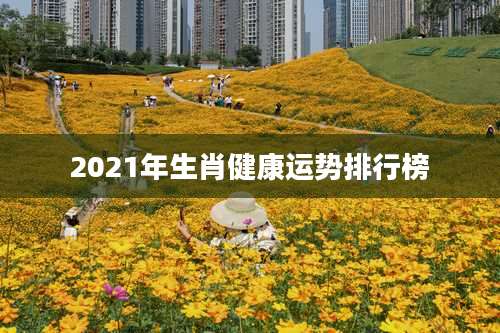 2021年生肖健康运势排行榜