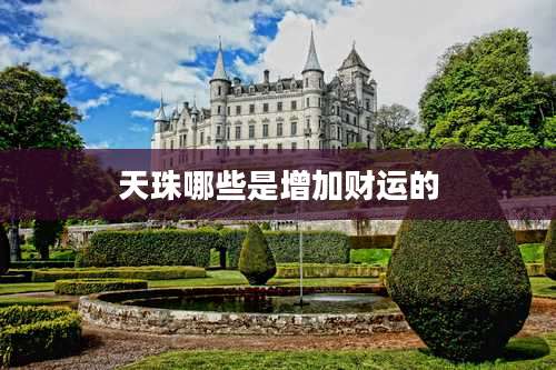 天珠哪些是增加财运的