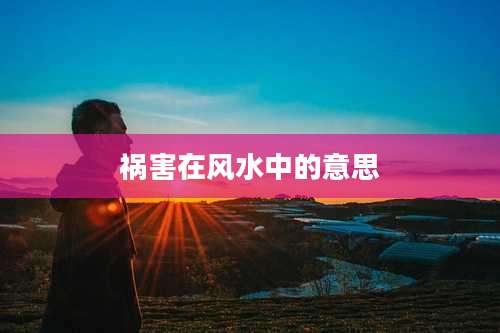 祸害在风水中的意思