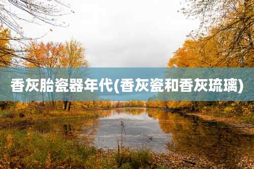 香灰胎瓷器年代(香灰瓷和香灰琉璃)