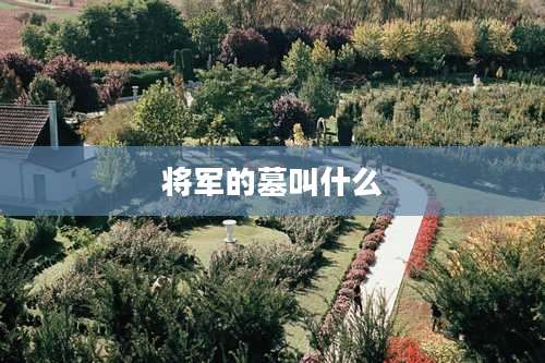 将军的墓叫什么