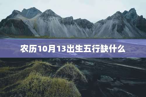 农历10月13出生五行缺什么