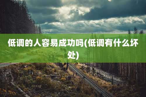 低调的人容易成功吗(低调有什么坏处)