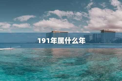 191年属什么年