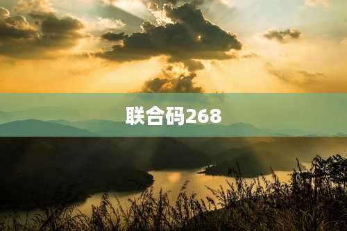 联合码268