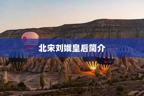 北宋刘娥皇后简介