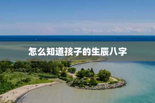 怎么知道孩子的生辰八字