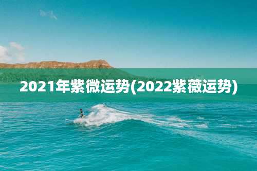 2021年紫微运势(2022紫薇运势)