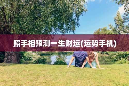 照手相预测一生财运(运势手机)