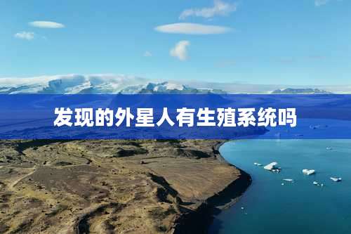 发现的外星人有生殖系统吗