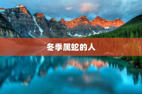 冬季属蛇的人