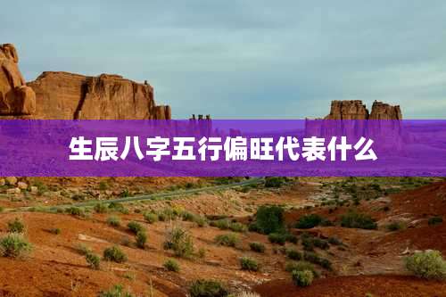 生辰八字五行偏旺代表什么