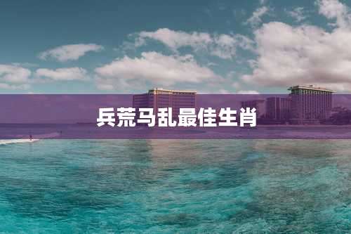 兵荒马乱最佳生肖