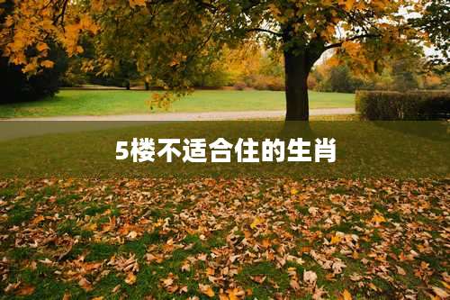 5楼不适合住的生肖