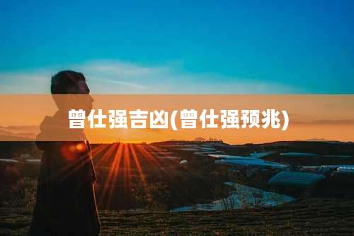 曾仕强吉凶(曾仕强预兆)