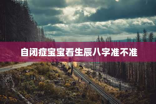 自闭症宝宝看生辰八字准不准