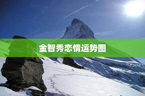 金智秀恋情运势图