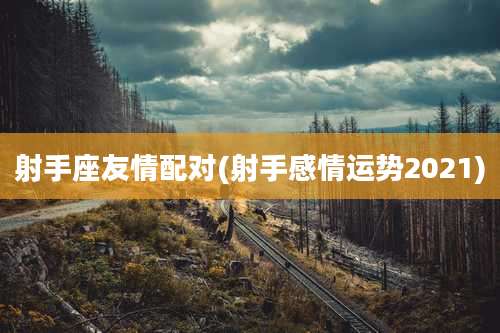 射手座友情配对(射手感情运势2021)